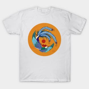 Minhwa: Asian Phoenix F Type (Korean traditional/folk art) T-Shirt